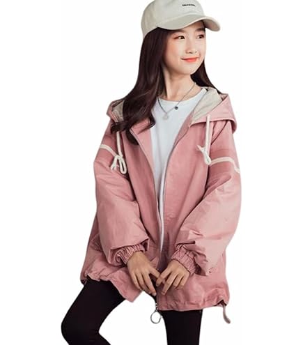Amazon.co.jp: スプリングコート 女の子 薄手 マウンテンパーカー